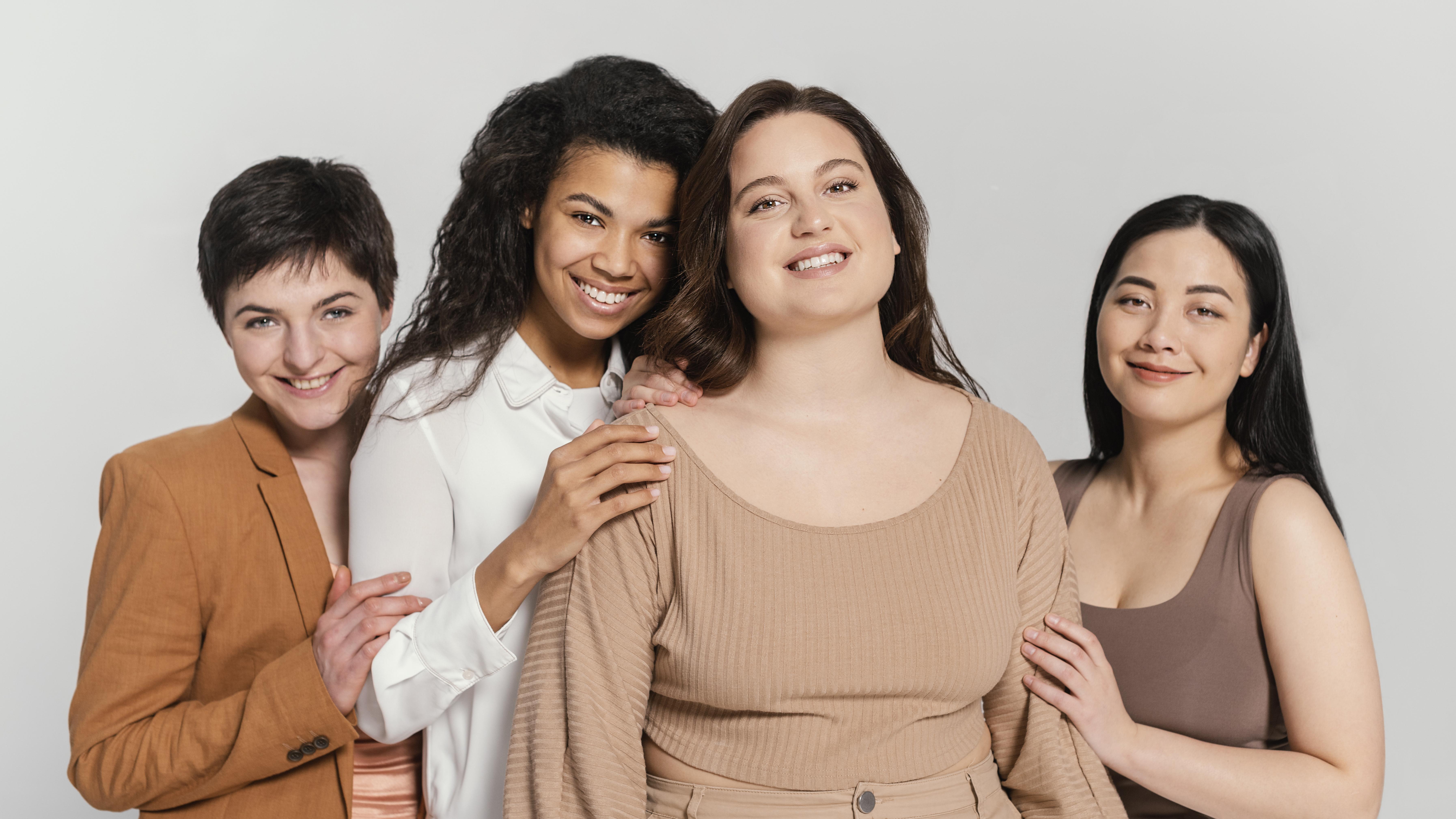 group women spending time together